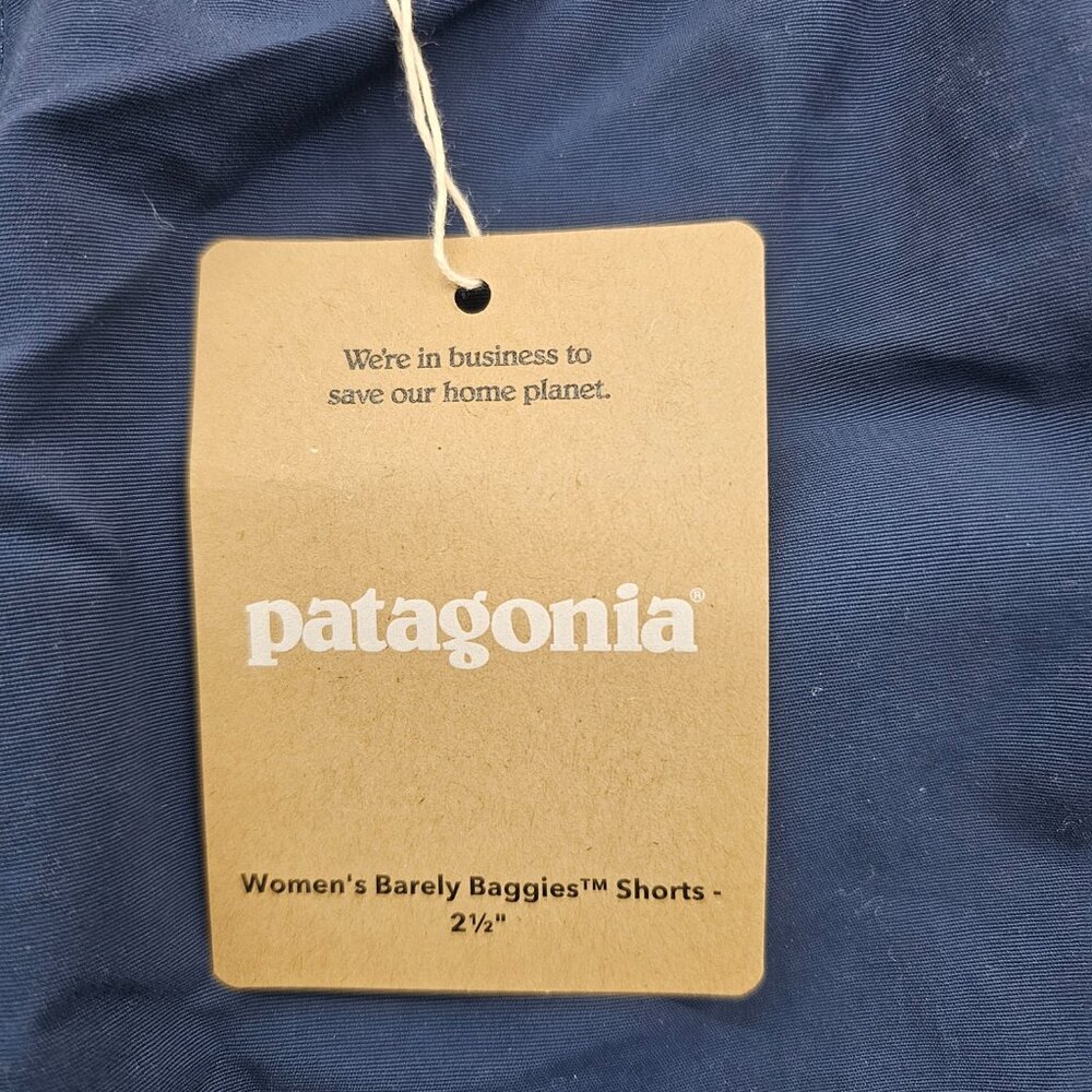 Patagonia Barely Baggie Shorts Womens XL Tidepool Blue 2.5" inseam quick dry NEW - Picture 4 of 13
